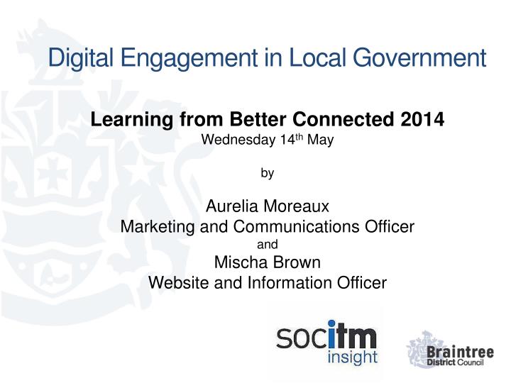 digital engagement in local government