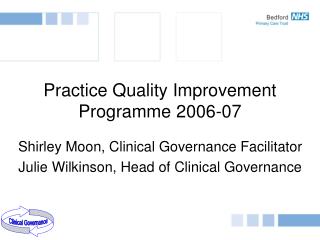 Practice Quality Improvement Programme 2006-07