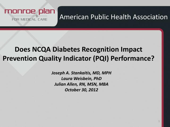 american public health association