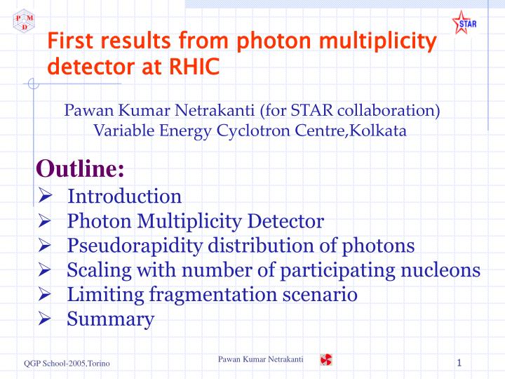 first results from photon multiplicity detector at rhic