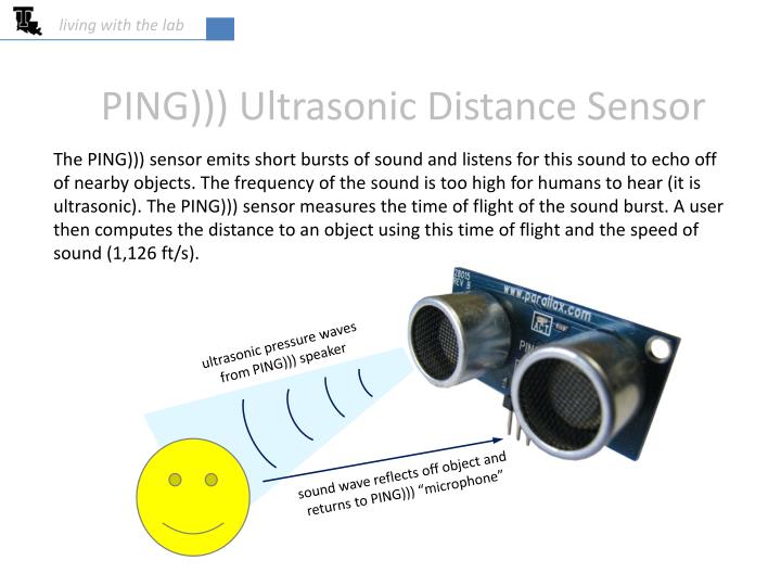 ping ultrasonic distance sensor