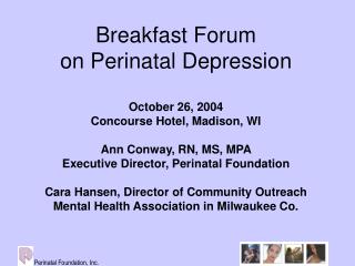 What Is Perinatal Depression?