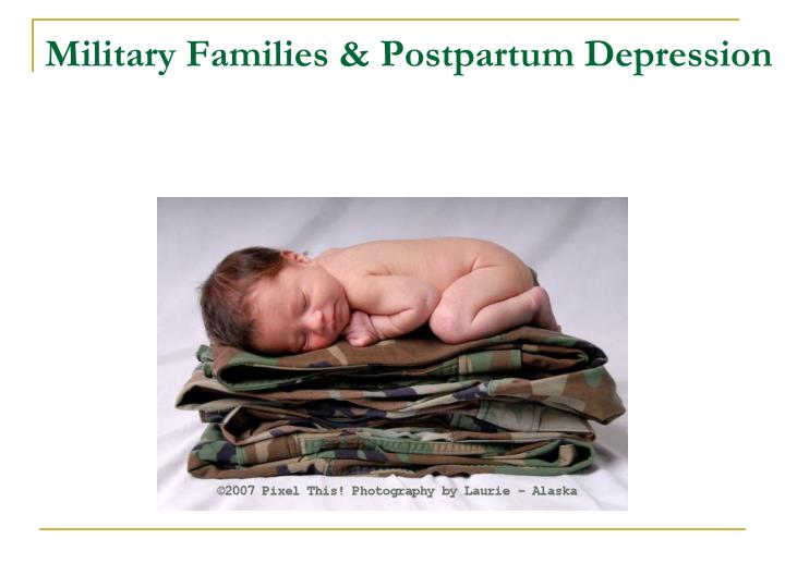 military families postpartum depression