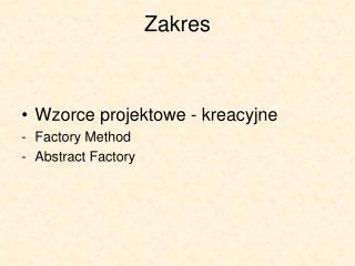 zakres