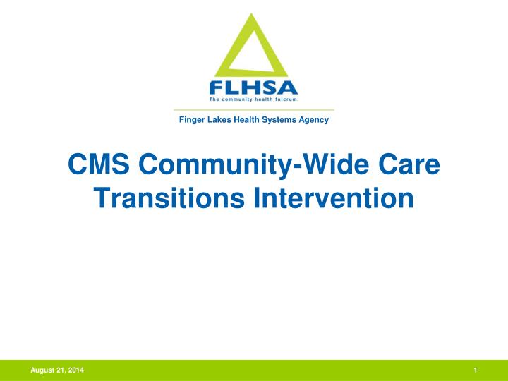 cms community wide care transitions intervention