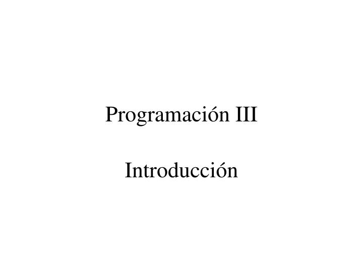 programaci n iii