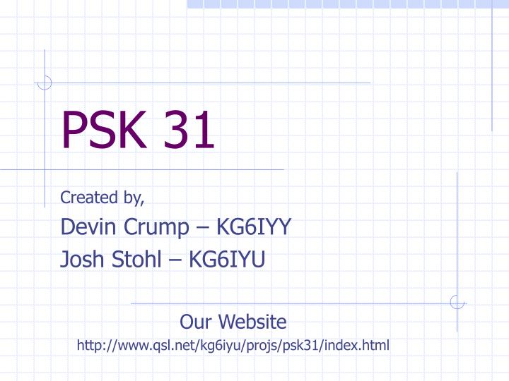 psk 31