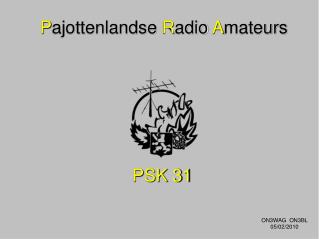 p ajottenlandse r adio a mateurs