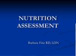NUTRITION ASSESSMENT - slide 1
