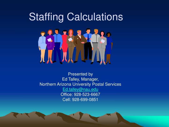 staffing calculations