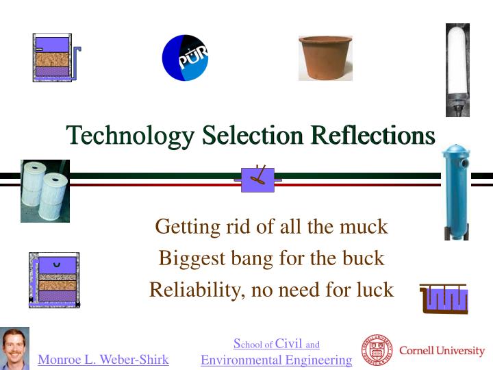 technology selection reflections