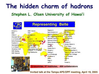 The hidden charm of hadrons
