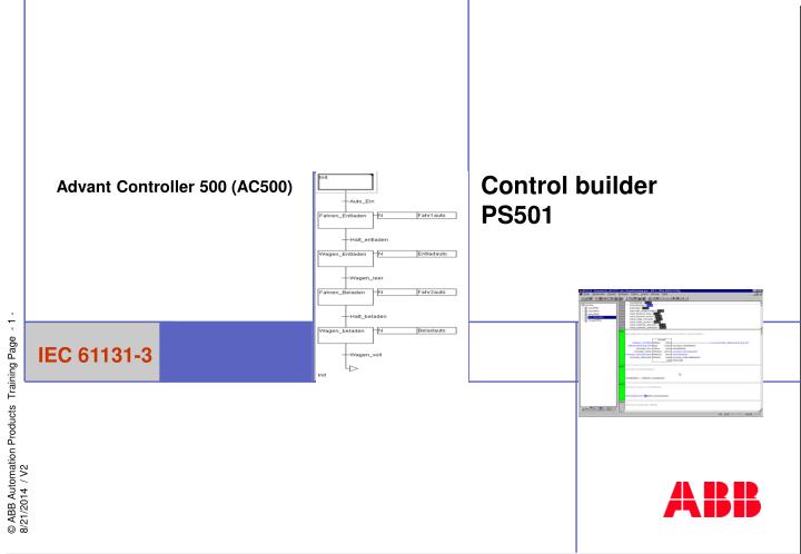 control builder ps501