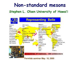 Non-standard mesons