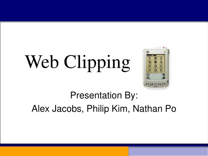 web clipping