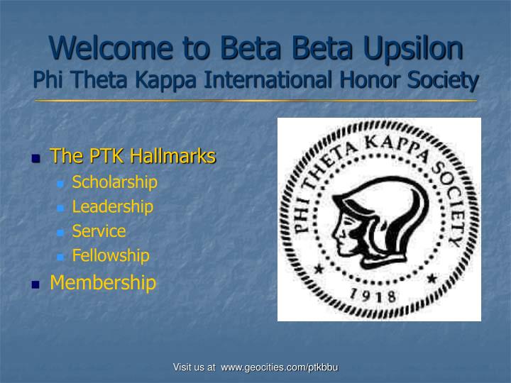 welcome to beta beta upsilon phi theta kappa international honor society