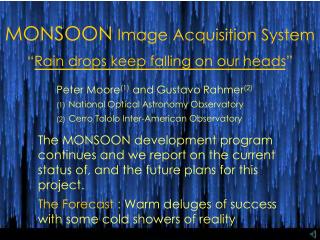 MONSOON Image Acquisition System