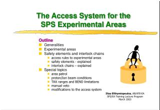 The Access System for the SPS Experimental Areas