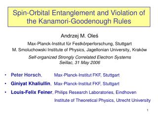 Spin-Orbital Entanglement and Violation of the Kanamori-Goodenough Rules