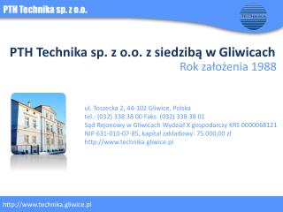 pth technika sp z o o