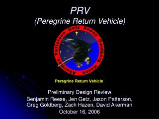 PRV (Peregrine Return Vehicle)
