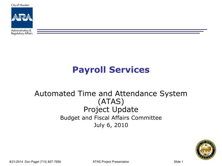 payroll services