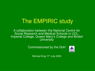 The EMPIRIC study