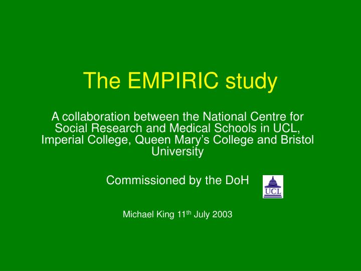 the empiric study