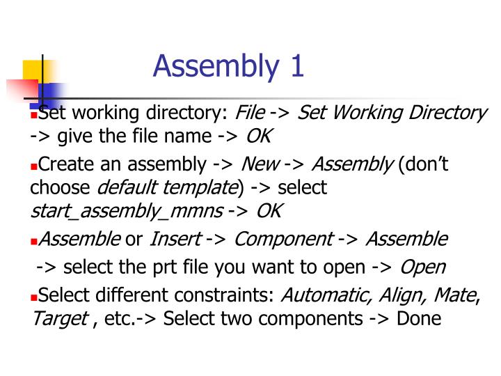 assembly 1
