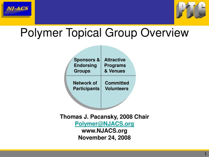 polymer topical group overview