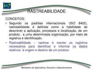 rastreabilidade