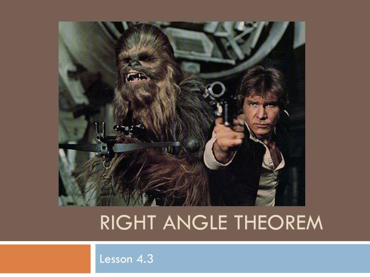right angle theorem