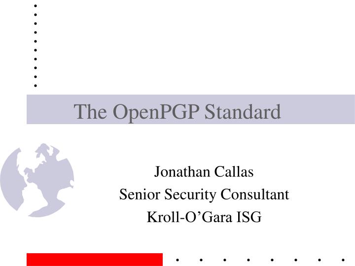 the openpgp standard