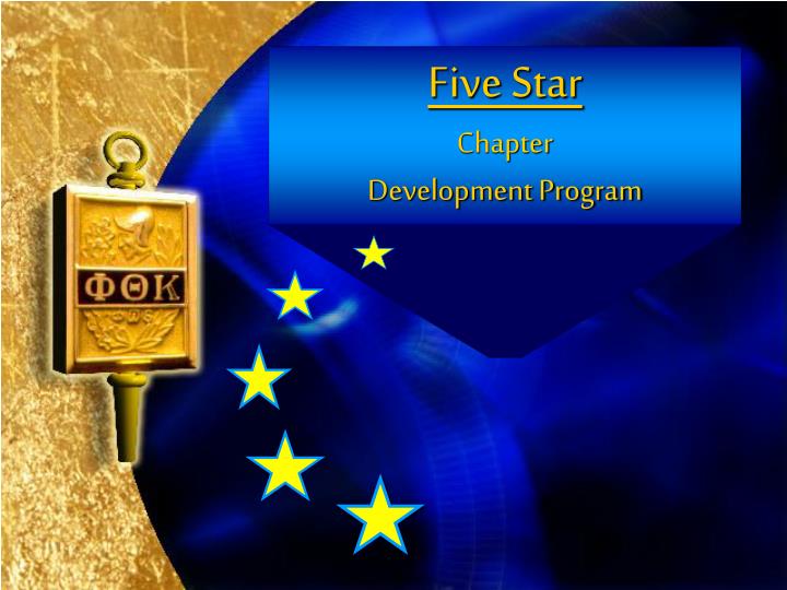 five star chapter development program