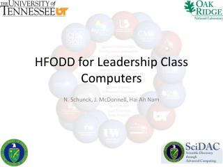 HFODD for Leadership Class Computers