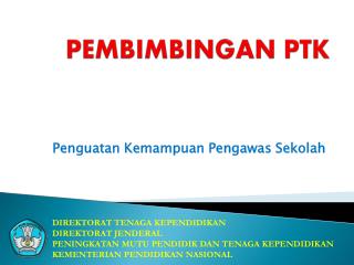 pembimbingan ptk