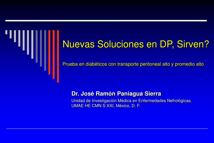 nuevas soluciones en dp sirven prueba en diab ticos con transporte peritoneal alto y promedio alto