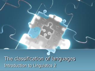 The classification of languages