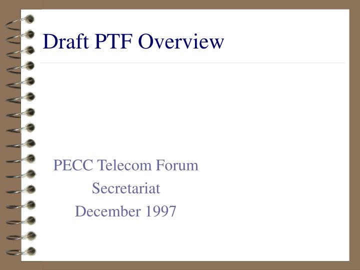 pecc telecom forum secretariat december 1997