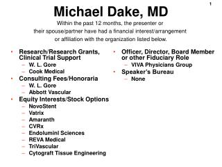 Michael Dake, MD