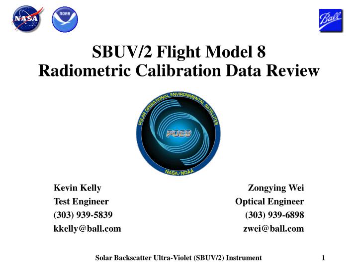 sbuv 2 flight model 8 radiometric calibration data review