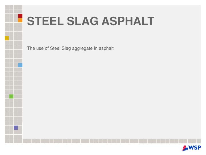 steel slag asphalt