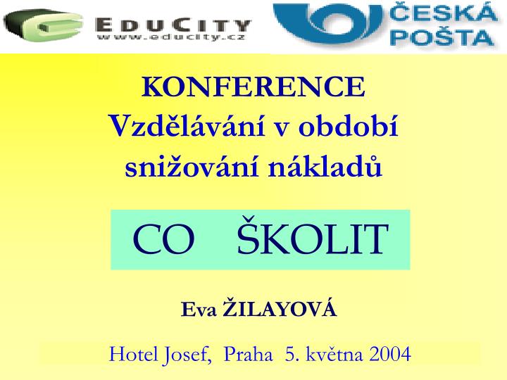 konference vzd l v n v obdob sni ov n n klad eva ilayov