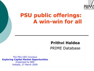PSU public offerings: A win-win for all