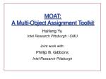 MOAT: A Multi-Object Assignment Toolkit - slide 1