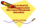 PPT - Ketaatan Terhadap Peraturan Perundang-undangan PowerPoint ...