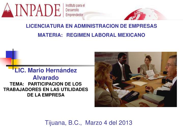 licenciatura en administracion de empresas materia regimen laboral mexicano