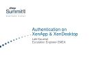 Authentication on XenApp &amp; XenDesktop - slide 1