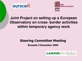 Steering Committee Meeting Brussels 3 December 2009