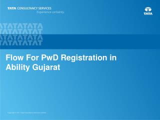 Flow For PwD Registration in Ability Gujarat